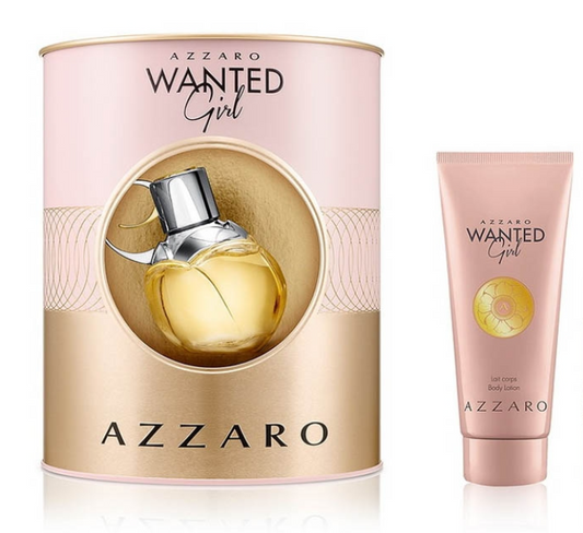 AZZARO WANTED GIRL (W) SET EDP 80ML + BL 100ML