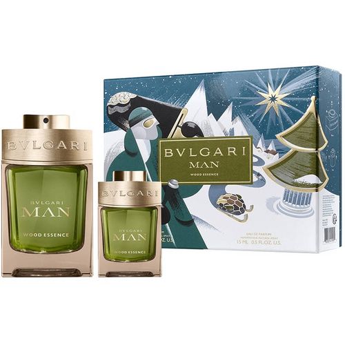 BVLGARI MAN WOOD ESSENCE (M) SET EDP 100ML + EDP 15ML