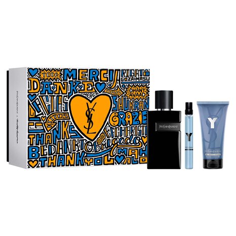 YVES SAINT LAURENT Y (M) SET LE PARFUM 100ML + EDP 10ML + SG 50ML - YVES SAINT LAURENT - Fragrance HQ Kenya