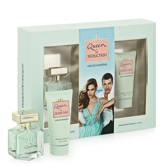 ANTONIO BANDERAS QUEEN OF SEDUCTION ABSOLUTE (W) EDT 80ML + 75ML BODY LOTION GIFT SET