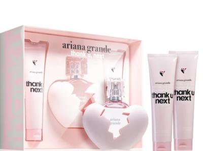 ARIANA GRANDE THANK U NEXT (W) SET EDP 100ML +100ML BODY CREAM + 100ML SG