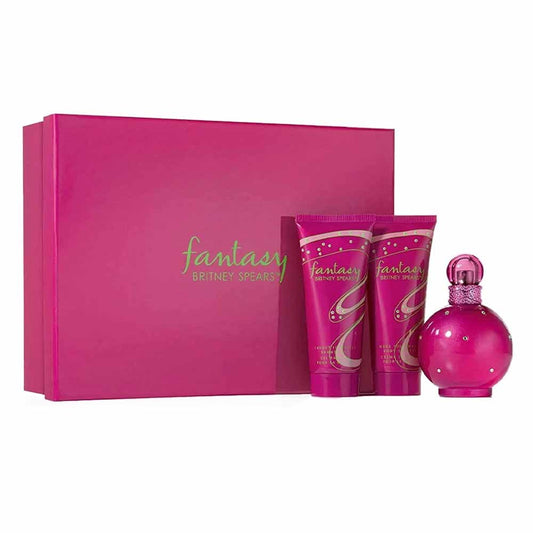 BRITNEY SPEARS FANTASY (W) SET EDP 100ML + BODY SOUFFLE 100ML + SG 100ML