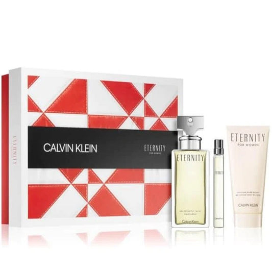 CALVIN KLEIN ETERNITY (W) SET EDP 100ML + EDP 10ML + BL 100ML